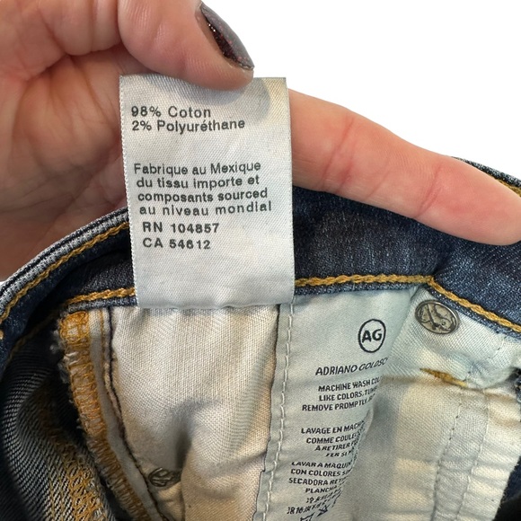 Adriano Goldschmied The Stilt Cigarette Leg Jeans Womens Skinny Mid Rise 25 - Picture 13 of 14